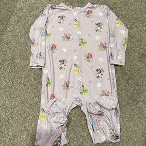 Magnetic Me Purple Princess Print Footie